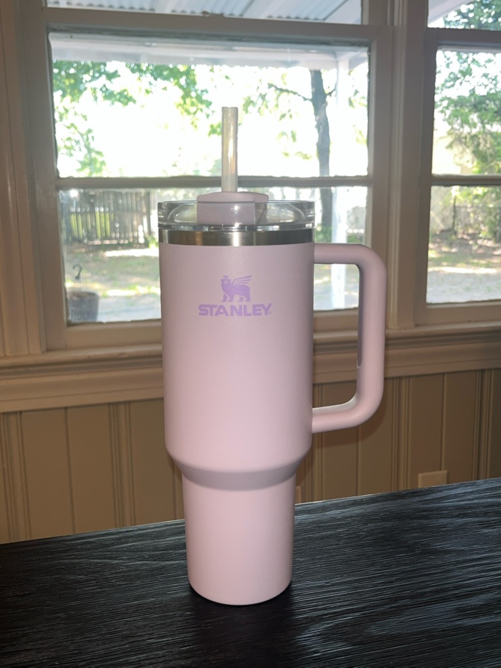 40 oz Stanley Quencher H2.0 Tumbler with Handel and Straw in “Orchid”